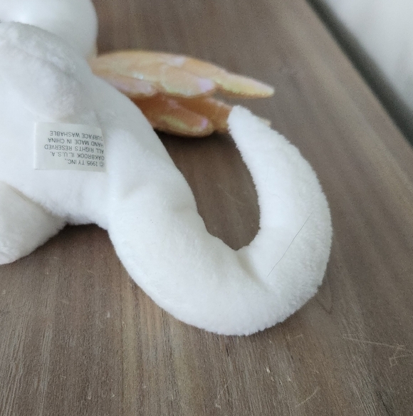 🐉 Ty Beanie Baby “Magic” the White Dragon – 1995 Vintage Plush, No Tags - Picture 13 of 14